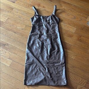 Sofia by Sofia Vergara Brown Midi Dress